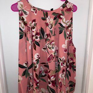 Floral Cold Shoulder Blouse